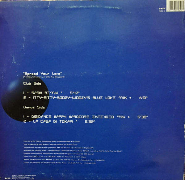 2 Unlimited  Spread Your Love - Vinyl