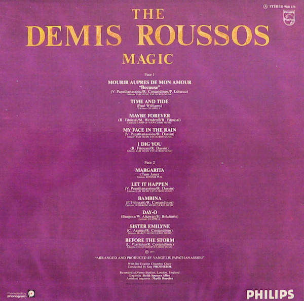 Demis Roussos  The Demis Roussos Magic - Vinyl