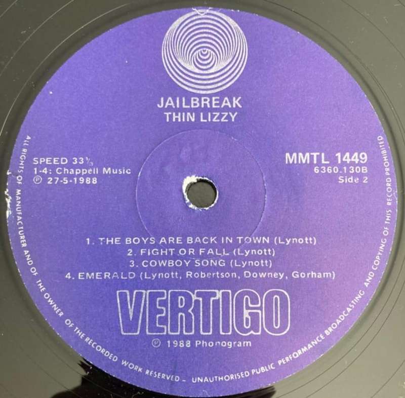 THIN LIZZY - JAILBREAK - VINYL