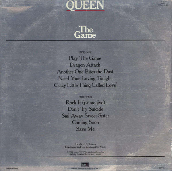 Queen  The Game - Vinyl