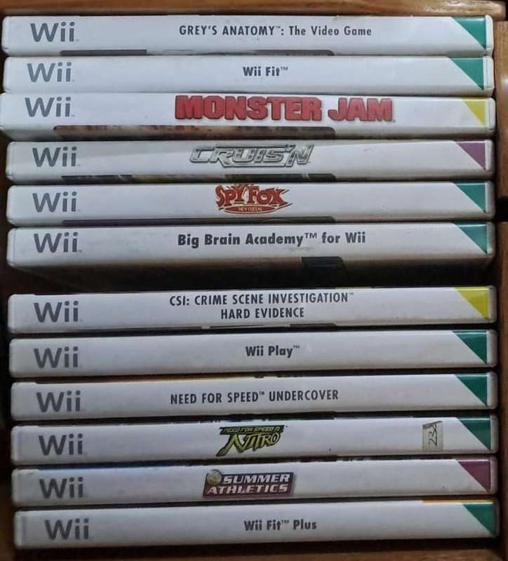 Nintendo Wii console, balance board & games