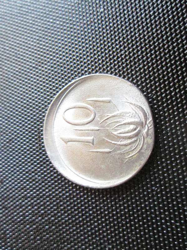 1965 10c ERROR COIN AFRIKAANS. VERY SCARCE