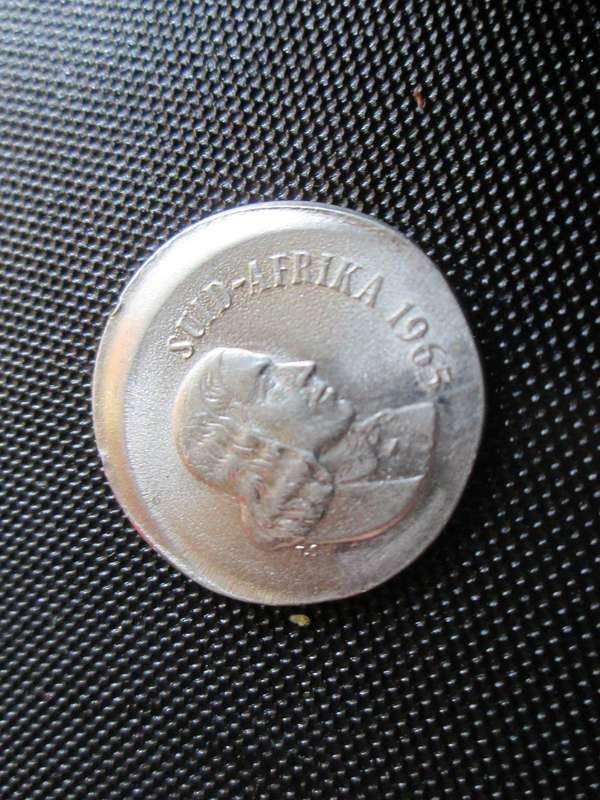 1965 10c ERROR COIN AFRIKAANS. VERY SCARCE