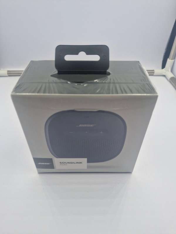 Bose - SoundLink Micro Portable Bluetooth Speaker with Waterproof Design - Stone Blue