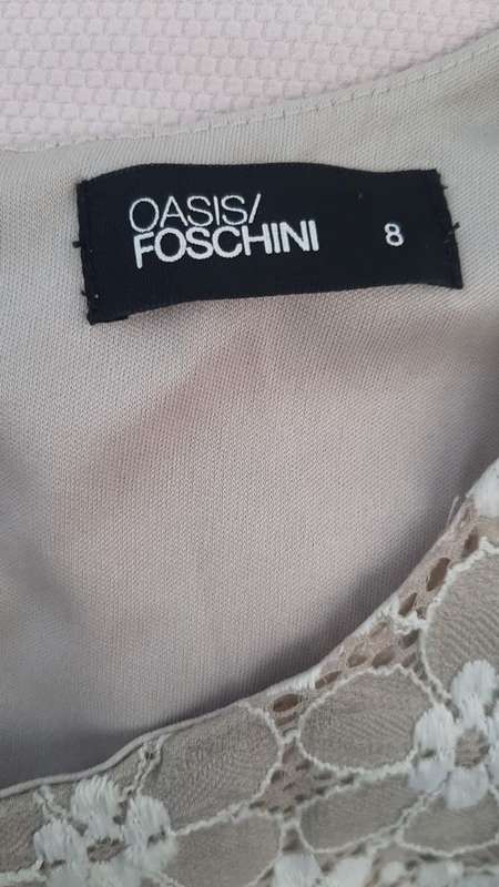 Size 8 Double Layer Oasis Foschini Lace Women's/Girls Dress. As is.