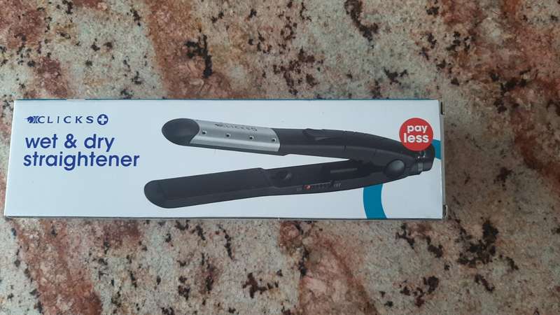 Clicks Wet & Dry Straightener. Box Open. Not Used As per Photo's