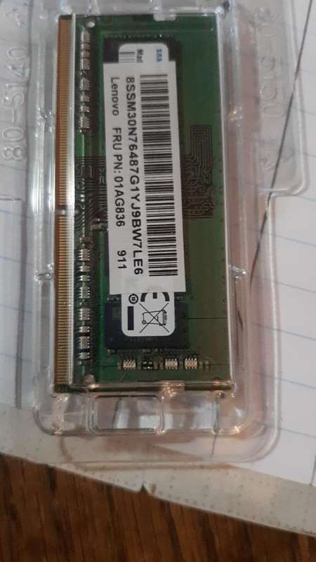 Lenovo Memory 4Gb Ddr4 2666 Sodimmsamsung Part No 01AG836 Price Per Each