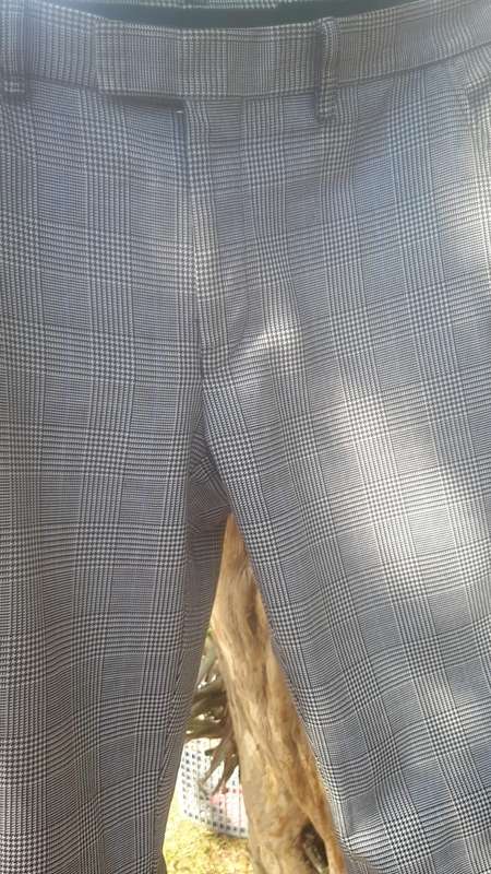 Brand Markham Cignal Smart Checkered Chino Mens / Boys Smart Casual Pants Size 32/33