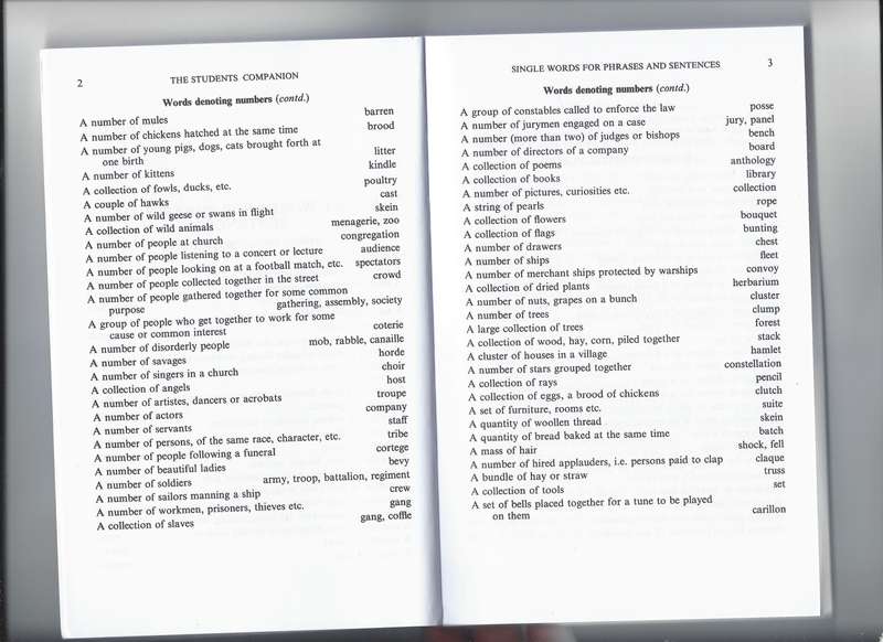 Student's Companion Paperback by Wilfred Best (Author) Part almanac, part dictionary, Abbreviations
