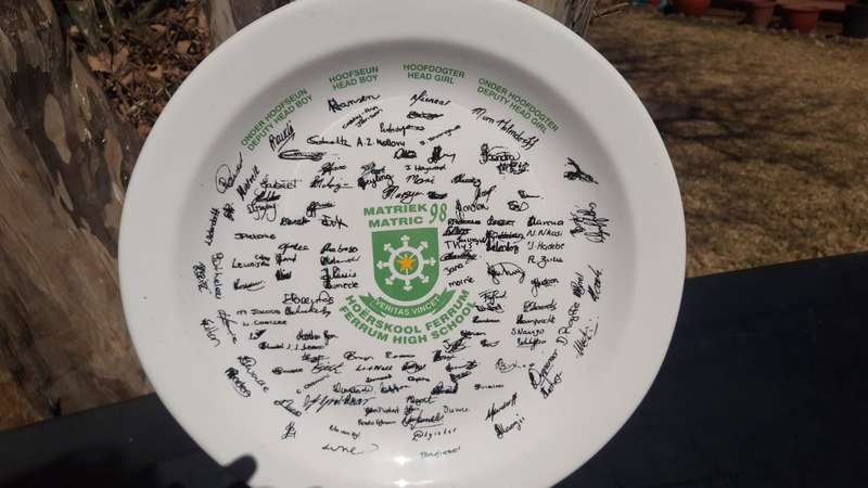 Ferrum High School Newcastle Class of 1998 Signature Plate