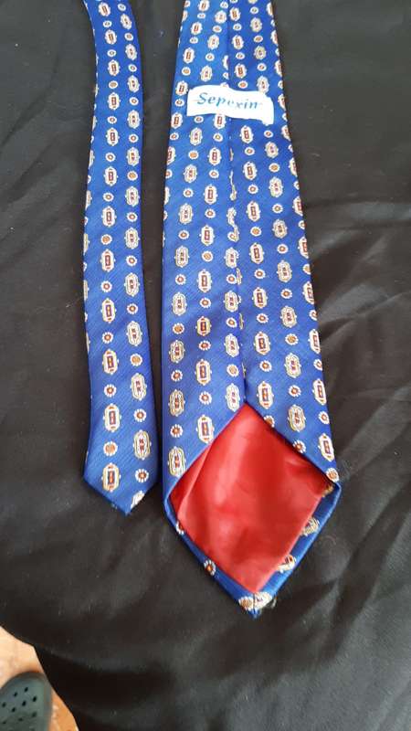 CLassic Stylish Royal Blue Men's Tie