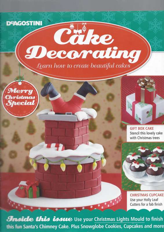 DeAgostini Cake Decoration books Learn How To Decorate Special Occasions Cake small cookies & sweets