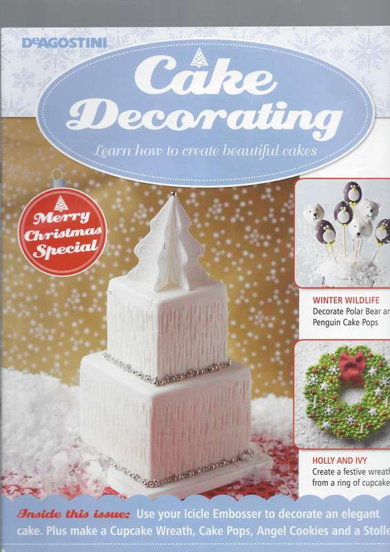 DeAgostini Cake Decoration books Learn How To Decorate Special Occasions Cake small cookies & sweets