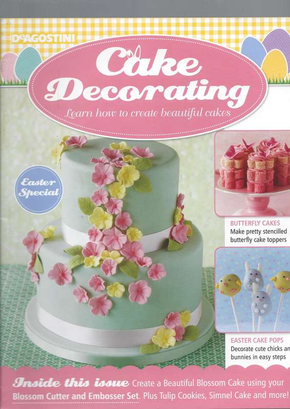 DeAgostini Cake Decoration books Learn How To Decorate Special Occasions Cake small cookies & sweets