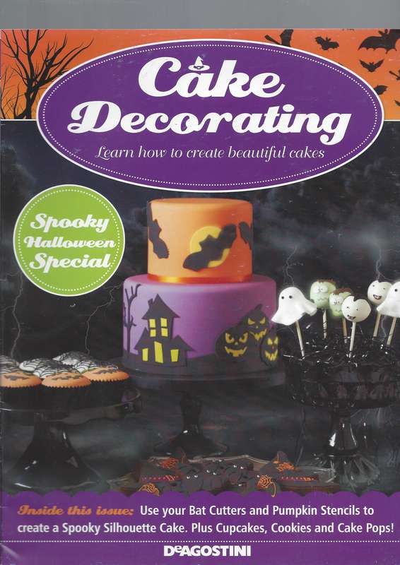 DeAgostini Cake Decoration books Learn How To Decorate Special Occasions Cake small cookies & sweets