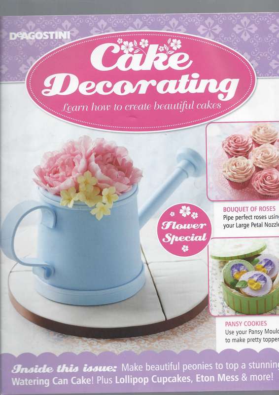 DeAgostini Cake Decoration books Learn How To Decorate Special Occasions Cake small cookies & sweets