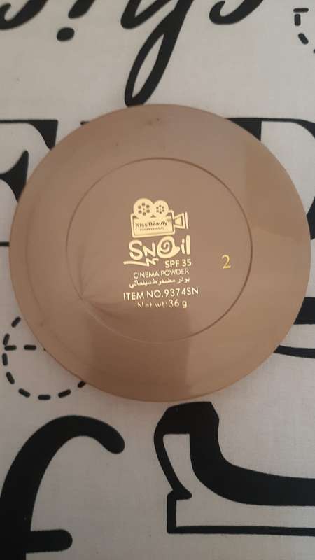 Kiss Beaty Cinema & TV Powder SPF 35 Shade nr 2 Net Weight 36g