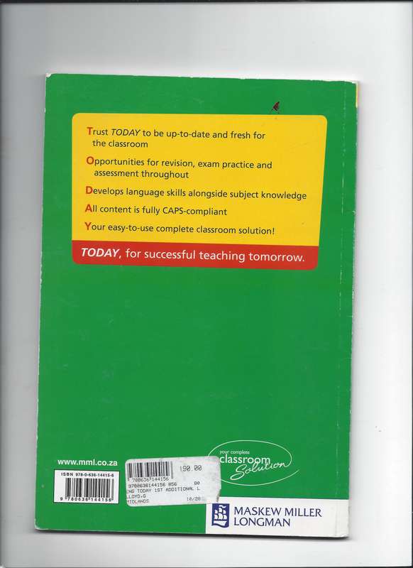 English Today - Language: Grade 8: Reader - ENG-GR8 Your easy-to-use classroom solution