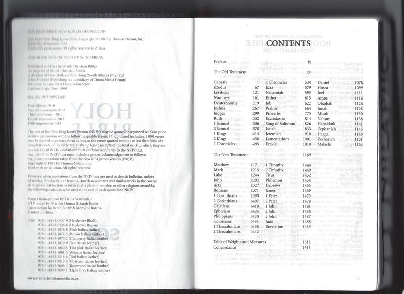 The Holy Bible: New King James Version (NKJV) Paperback Fifth Edition 2013