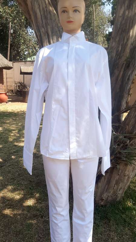 Men's Size 17 " neck 43 " Sleeve Robert Daniel Double Fold Cotton Shirt + 1 Free Shirt (2 x Shirts)