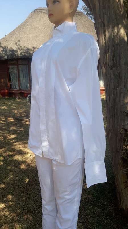 Men's Size 17 " neck 43 " Sleeve Robert Daniel Double Fold Cotton Shirt + 1 Free Shirt (2 x Shirts)