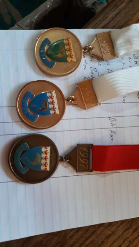 Collectable Medals South African - SAVHV - SAFAA  S.A. Angling Fresh Water 1996 & 97