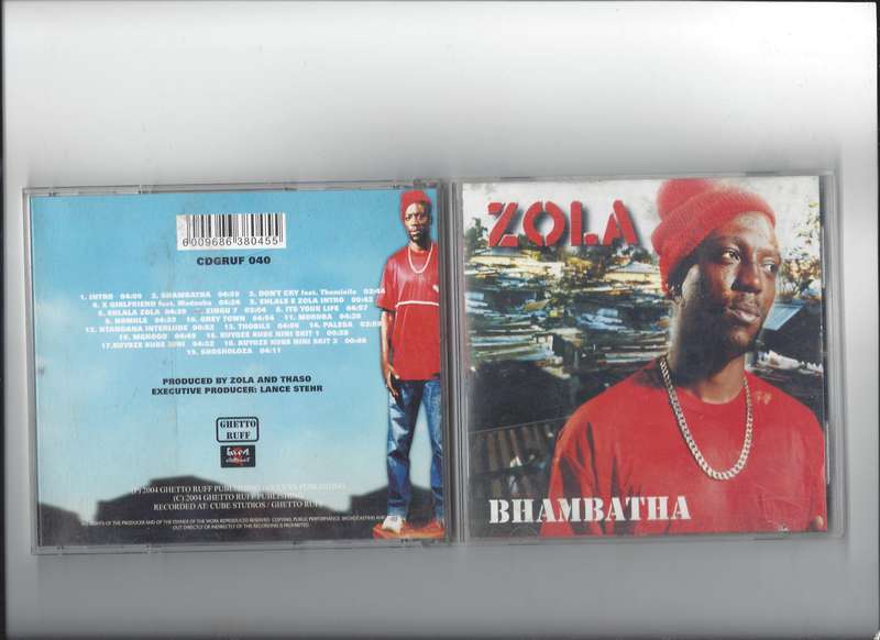 Zola   Bhambatha Album (CD) Style: Kwaito, Motswako