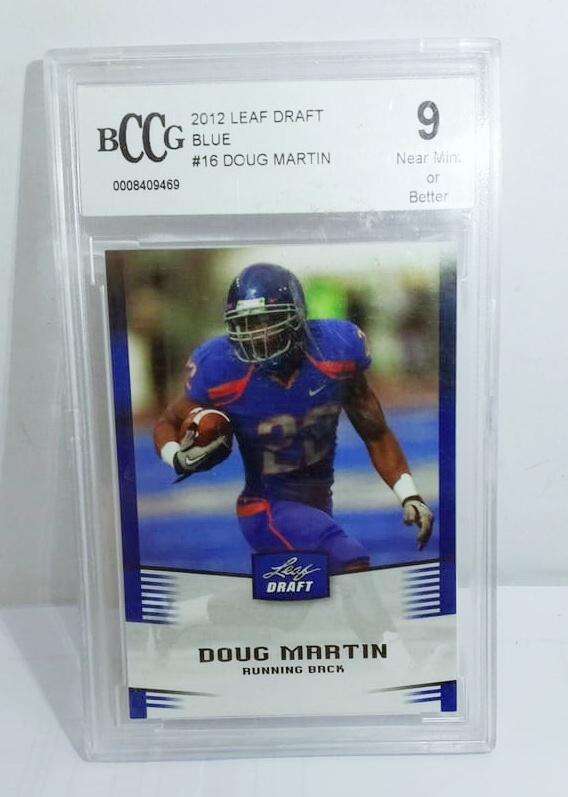 2012 Leaf Draft Doug Martin Blue #16 BCCG 9
