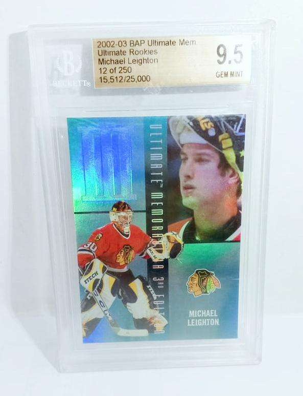 2002-03 BAP Ultimate Rookies Michael Leighon 9.5 GEM MINT