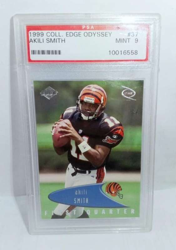 1999 Collectors Edge Odyssey Akili Smith RC #37 - PSA 9 MINT CINCINNATI BENGALS