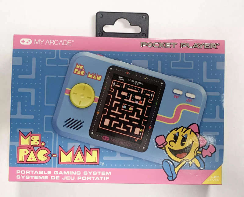 My Arcade Ms. Pac-Man Pocket Player Pro Handheld Portable Gaming System