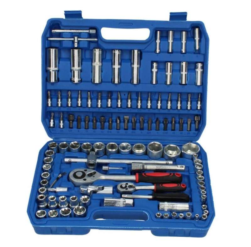 108-Piece Socket Wrench And Metric Tool Set