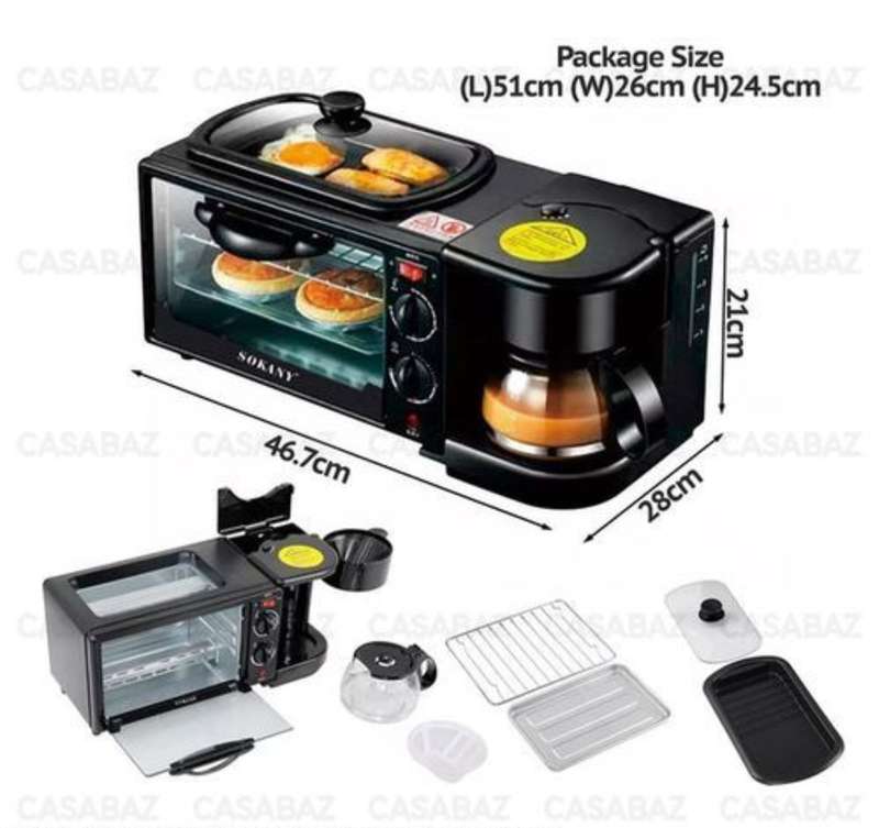 3 in 1 Multifunctional Breakfast Maker