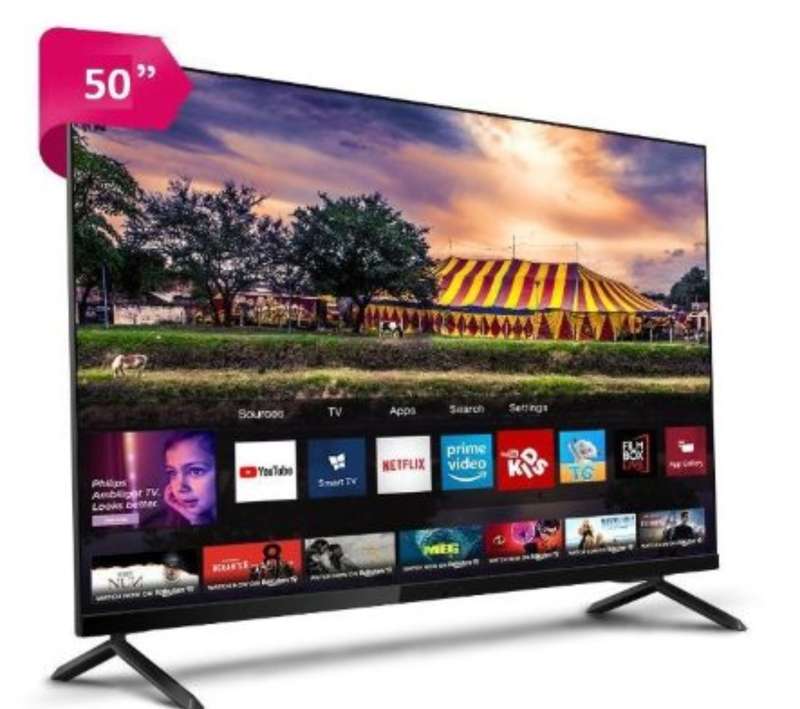 LEXUCO 50"Screen LED LHD Smart Frameless TV