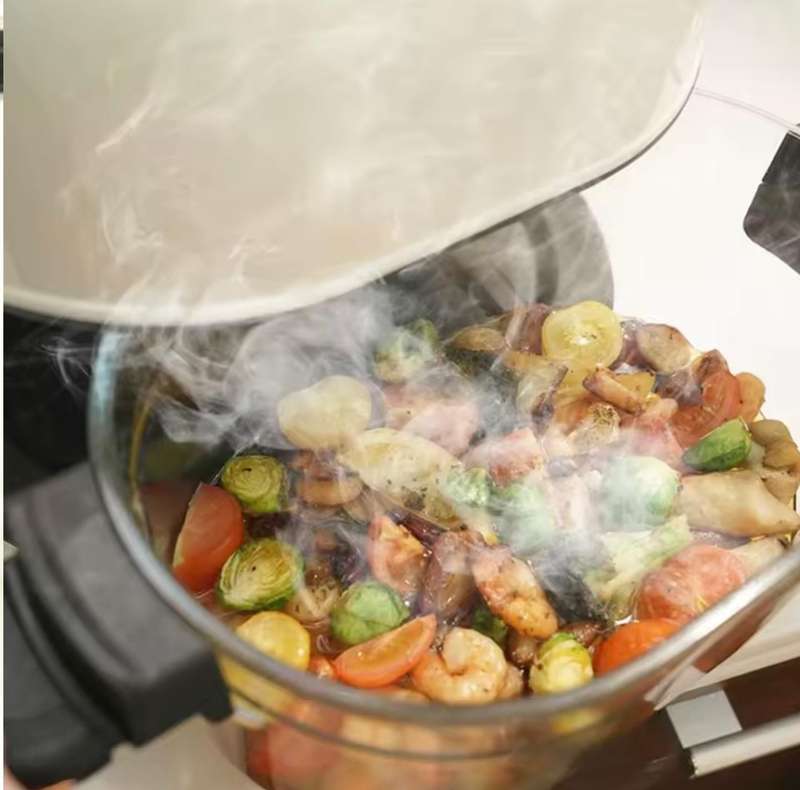 Air Fryer 4 QT Oil-Free  Large Capacity Oven Air Fryer Healthy Cookware with 10 Presets, Visual