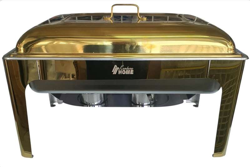 Condere Golden Chafing Dish CDH-35 10L Stainless Steel Buffet Server