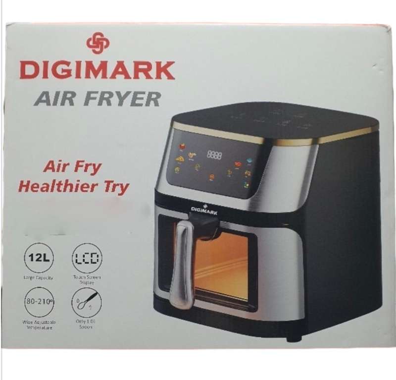 Digimark Air fryer 12L, large household air fryer, smart touch operation