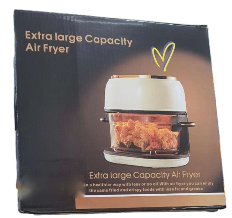 Air Fryer 4 QT Oil-Free  Large Capacity Oven Air Fryer Healthy Cookware with 10 Presets, Visual