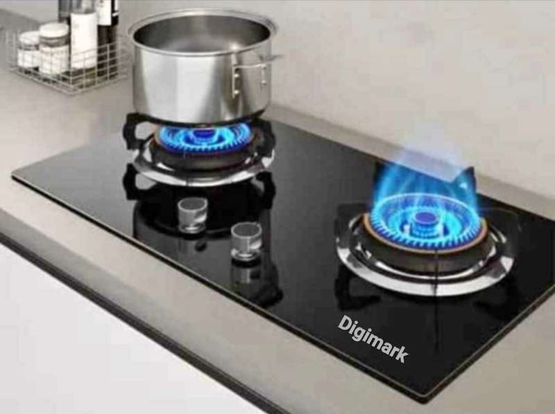 Digimark Glass Top Gas Stove - 2 Burner