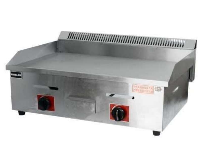 Flat Top Gas Griller 700mm+2 Spatula+ 1 Tray