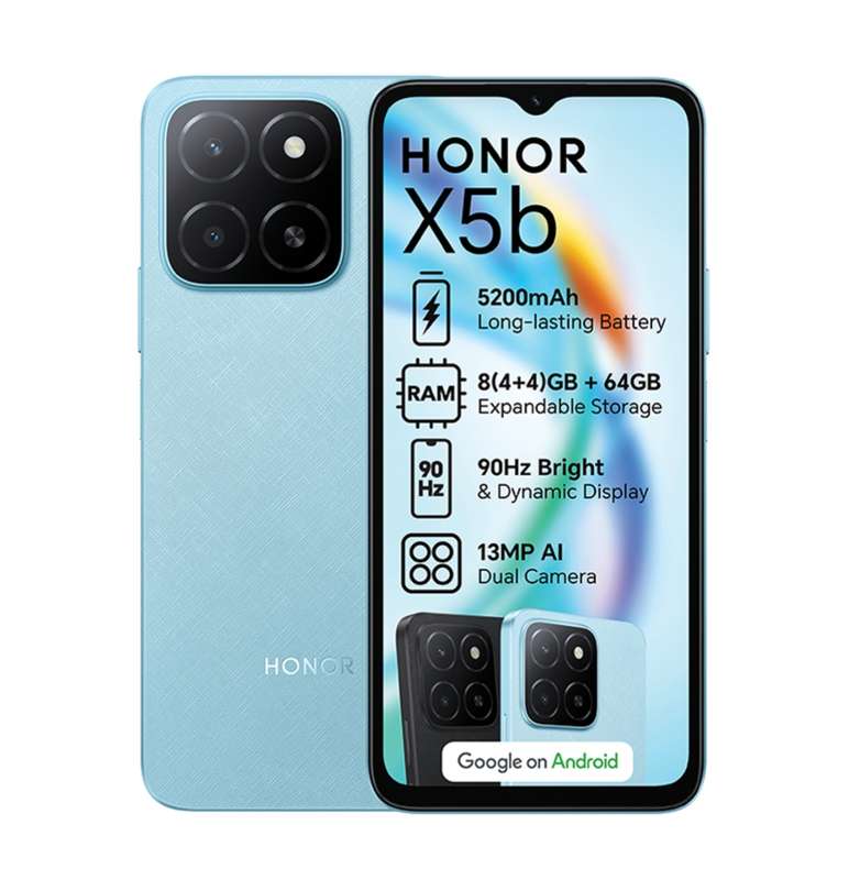 HONOR X5B 64GB DS MIDNIGHT BLACK/BLUE