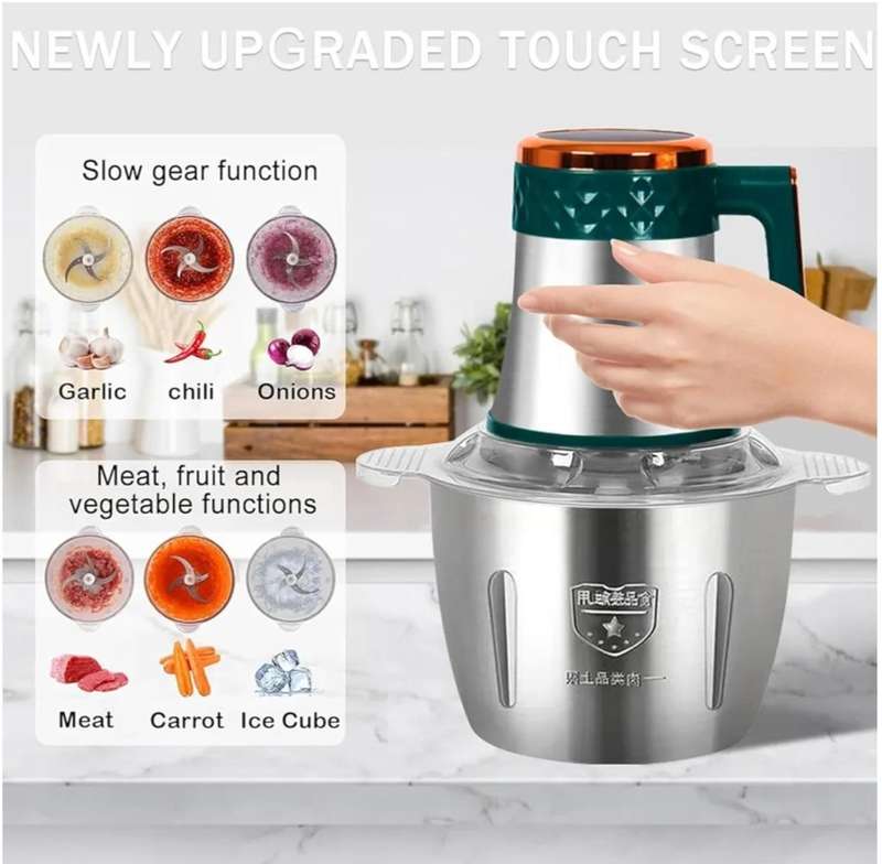 Starlux 5L Electric Meat Grinder Stainless Steel Multifunctional Food Crusher