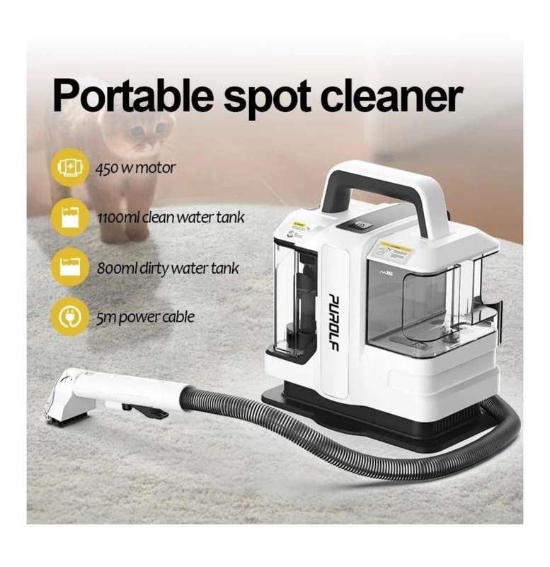 Multi-Functional 1800W Portable Carpet & Upholstery Wet& Dry Vacuum Cleaner