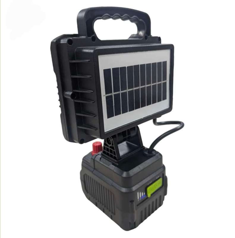 Portable Rechargeable Solar Floodlight with 14000mAh Backup Battery- 200watt