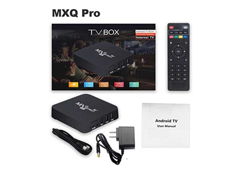MXQpro Android 11.1 8GB+128GB Smart TV Box 4K