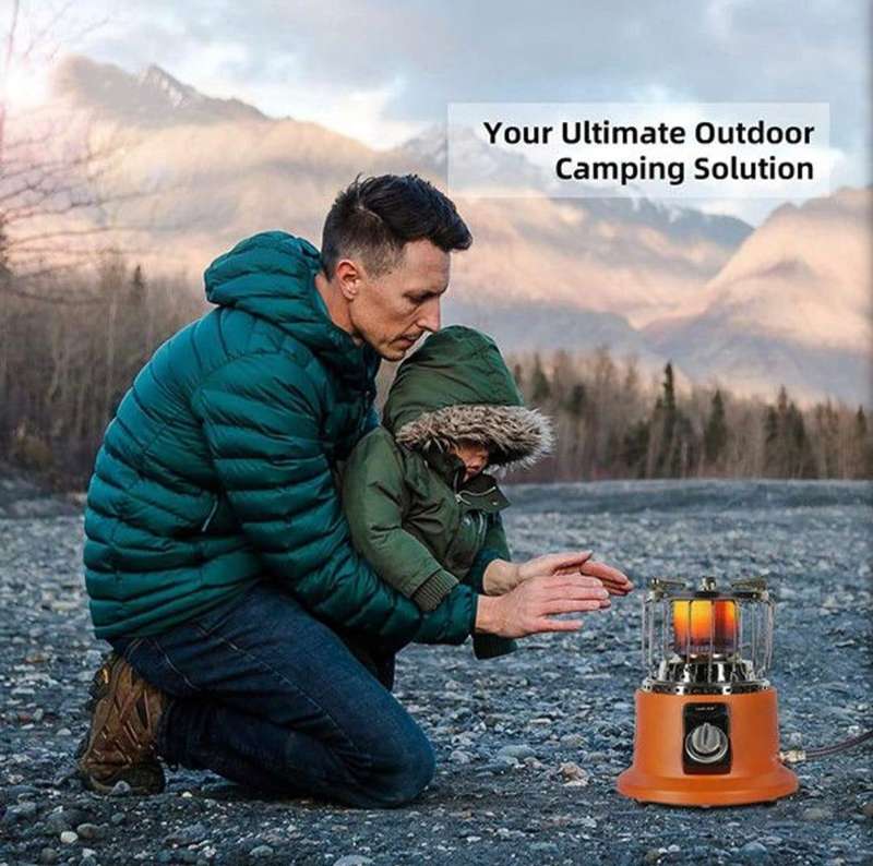 2 in 1 portable gas heater / stove