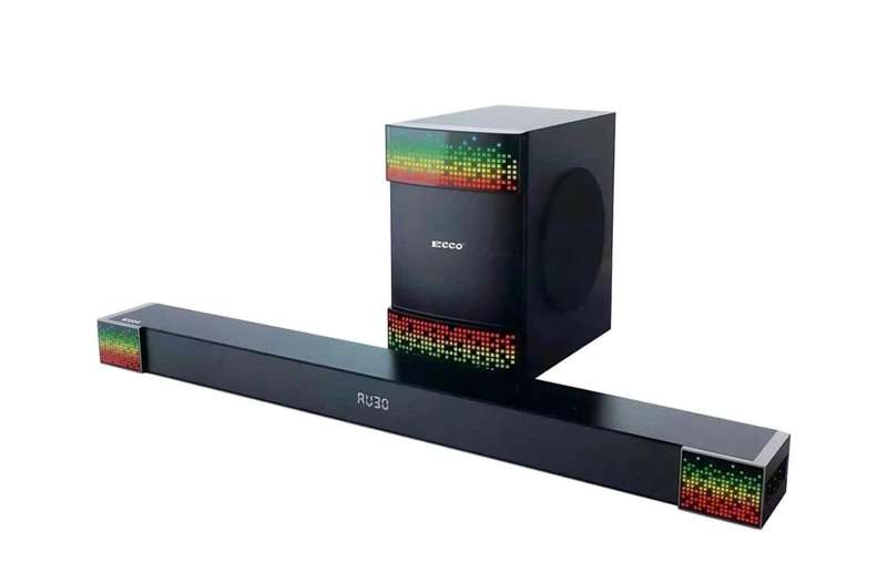 2.1 Ecco Color LED Soundbar  MV9953