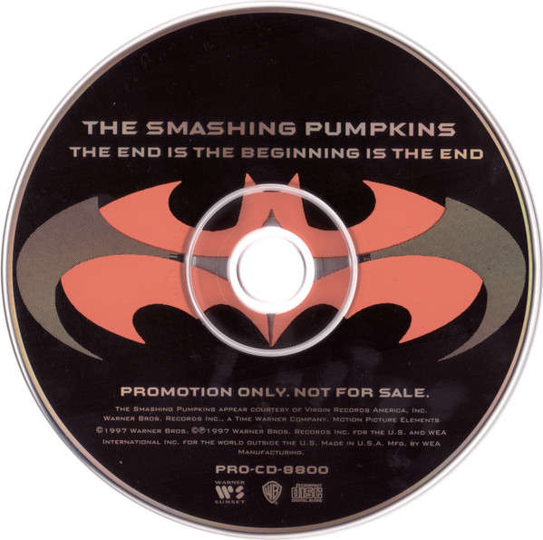 CD - The Smashing Pumpkins - The End Is The Beginning Is The End (Promotional Cd)