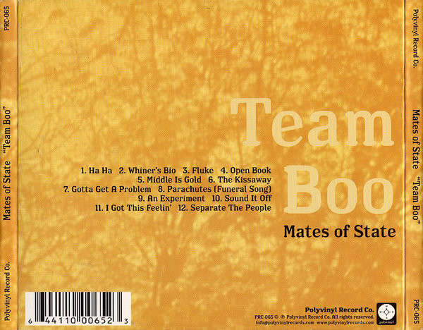 CD - Mates Of State - Team Boo (Digipak)