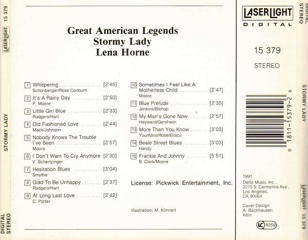 CD - Lena Horne - Stormy Lady